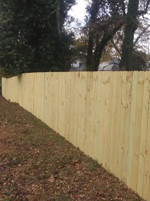 Standard Dog Ear Privacy Fence