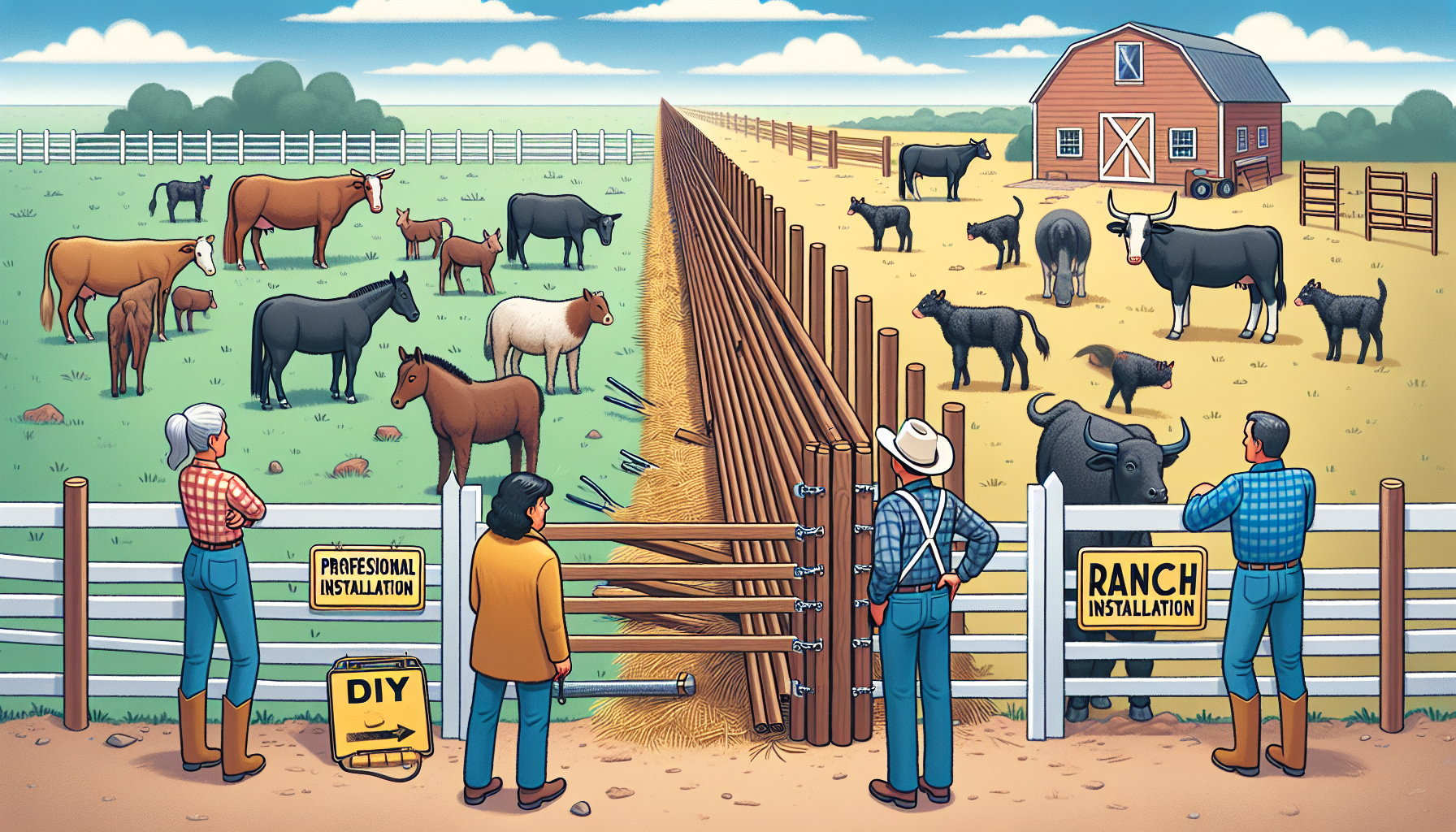 The Importance of Professional Installation for Durable Ranch and Rail Fences