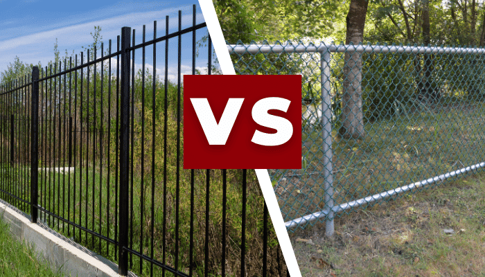 Aluminum Vs. Chain Link Fence
