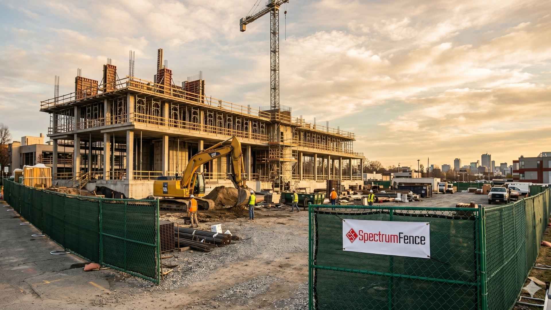 Spectrum Fence temporary fencing