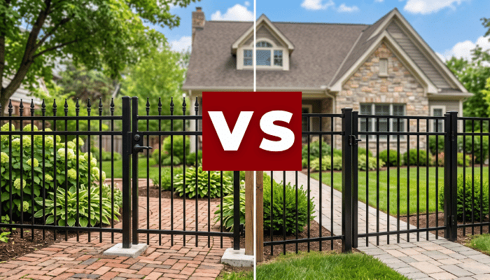 Steel Vs. Aluminum Fencing