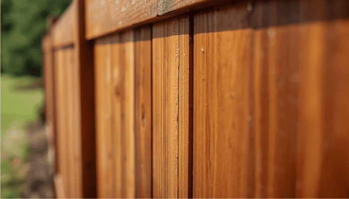 Stained Fence